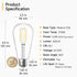 SHINESTAR 8-Pack Edison Bulbs, Warm White 2700K, E26 LED Bulb 60 Watt Equivalent, Dimmable Vintage Light Bulbs by SHINESTAR