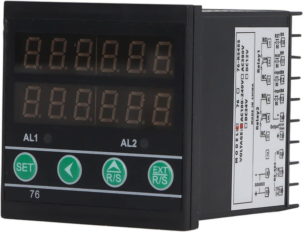 Digit Counter, 6 Digit Multifunctional Industrial Assembly Line LED Digital Display Timer Meter