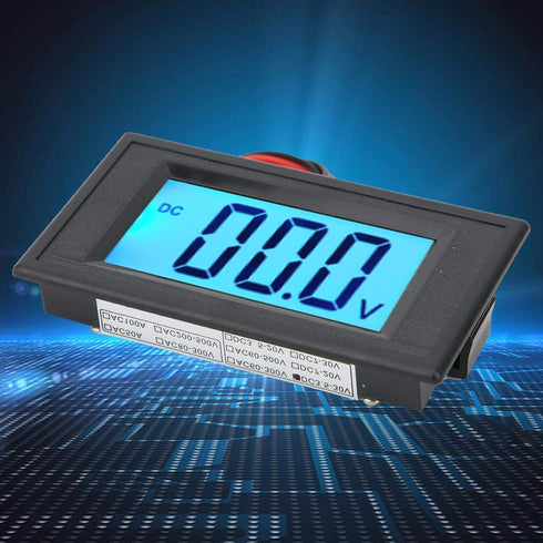 YB5135D LCD Digital Display Two-Wire Voltmeter, Battery Voltage Monitor for Automobiles (DC3.5V-20V)