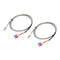 MECCANIXITY 2pcs Thermocouple Temperature Sensor M6 Screw J Type Probes 5ft 0 to 750°C