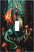 HTSAHKV Cool Flying Dragon Wall Plate Light Switch Cover Single Gang Outlet Faceplate