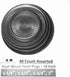 Caplugs BPF Series Button Plugs - Assorted 40 Pack, 10 Each of 1-1/4", 1-1/2", 1-3/4", 2", Black