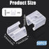 Qulkws 50 0.39 inch-0.47inch (10mm-12mm) Pcs Waterproof LED Strip Mounting Clips Holder LED Strip Light Clips