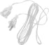 Clear Outdoor String Light Extension Cord, Waterproof and Flexible Transparent Cable for Indoor/Outdoor LED Fairy