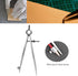 Adjustable Wing Divider Craft Tool, 200mm Line Location Scriber Drawing Compasses for Industrial Woodworking Household