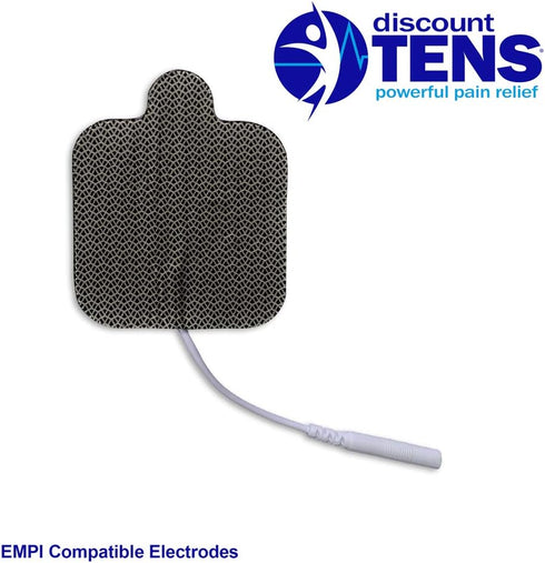 Discount 8 2 2 Inch TENS EMPI Compatible TENS Electrodes, Premium x Self-Adhesive Replacement Pads for EMPI Units
