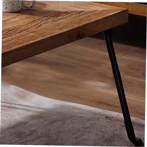 4pc Uonlytech Folding Table Legs Outdoor Coffee Tables Metal Brackets Computer Stands Picnic Leg Computer Desk tv Stand