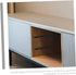 2pcs DOITOOL Side Mount Drawer Guide Rail with Wheels Smooth Sliding Track for Cabinet Wardrobe Bedside Table