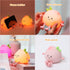 7 3 Night Light for Kids, Cute Peach Soft Silicone Nursery Light with Colors & Levels Adjustable Warm Light
