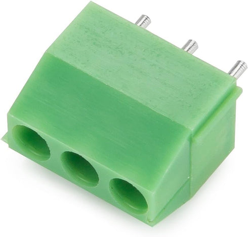 Green 40PCS 3P 3 Pin Screw Terminal Block Connector | 3.5mm Pitch for Arduino, 10A 300V