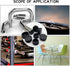 20PCS 14mm Round Plastic End Caps Round Tube Plug Black Insert Plugs for Pipe Tables Chairs Beds