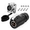 5 Pin Connector Waterproof Connectors, Aviation Wire Connector for Automotive, Power, Marine, Indoor/Outdoor Electrical