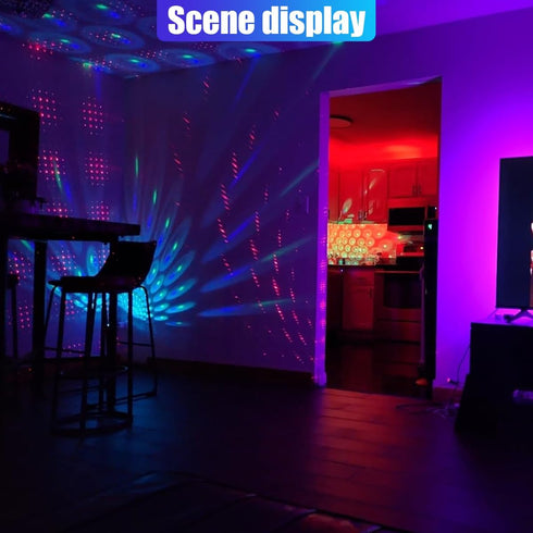 UHANBUT 4 9 (1PC) Star Projector Night Light, Portable USB LED Ambient Light - Colors & Modes Atmosphere Star Lights