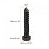 uxcell Hex Lag Screws,1/4" x 1-1/2" Carbon Steel Phillips Head Half Thread Self-Tapping Bolts for Deck Building or Joining Lumber 25pcs