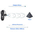 2Pcs JSN-SR04T Integrated Ultrasonic Distance Measuring Sensor, Waterproof Transducer Module
