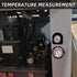 MEANLIN MEASURE 2Pcs Vapor Capillary Thermometer, 2" Dial, Stainless Steel Front Flange Mount, Temperature Range