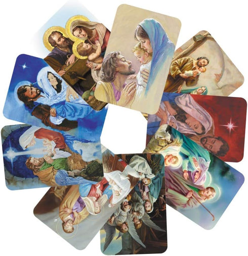 Christmas Prayers Wallet Card Assortment, 54 Cards Per Pack, Bible Scripture