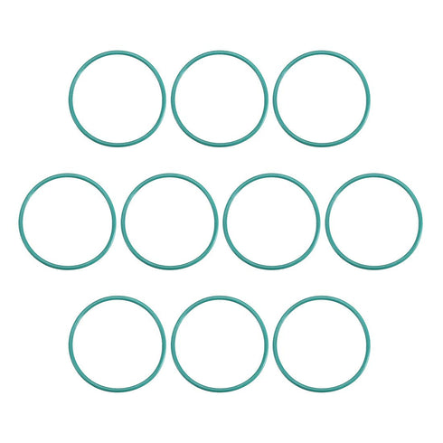 uxcell Fluorine Rubber O-Rings, Green, Pack of 10, 22mm OD, 20mm ID, 1mm Width FKM Seal Gasket
