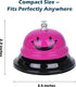 I-MART Call Bell, Service Bell for Office, Hotel, Classroom, Kitchen, Restaurants (Smiley Face Pink)