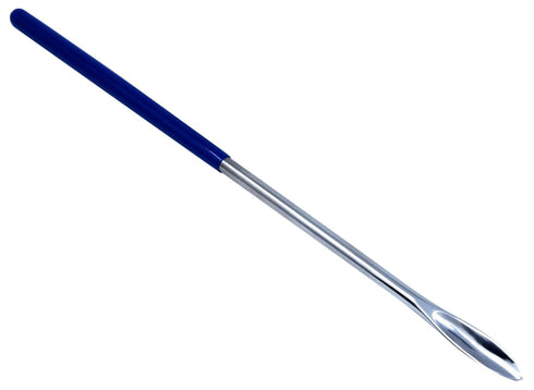 Micro Lab Spoon/Scoop Spatula with Stainless Steel Blade - Vinyl Handle for Easy Use