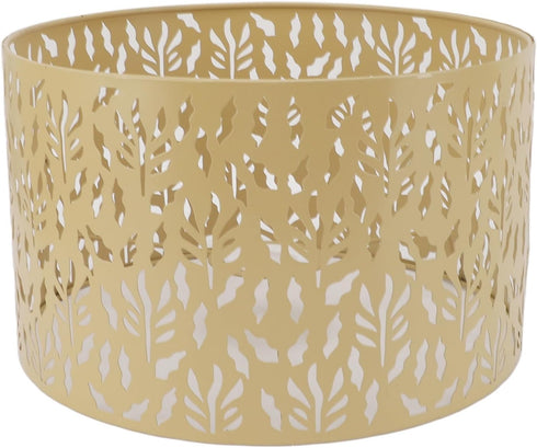 Zerodis Metal Hollow Lampshade, Iron Art Water Grass Leaf Design with E27