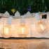 50Ft 22 G40 Bulbs(2 GOOTHY LED Outdoor String Lights with LED Shatterproof Globe Spare), Connectable Hanging Outdoor