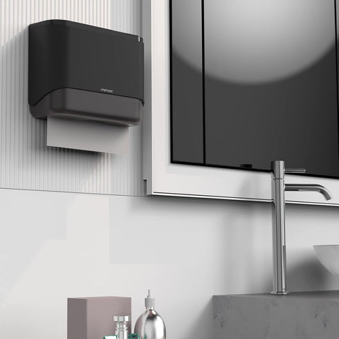 Commercial 10.8" 3.5" 8" interhasa! Paper Towel Dispenser Wall Mount - ADA Compliant Multifold Trifold & C-Fold Hand