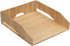 MobileVision 2 Pack Stackable Bamboo Paper Tray, Office Organizer for Files, Documents, Letter Sorter, and Magazine