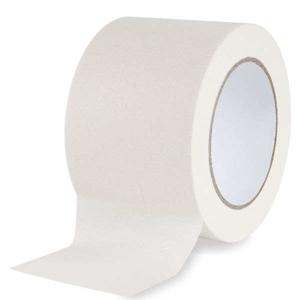 Lichamp Wide Masking Tape 3 Inches - 1 Pack General Purpose Beige Masking Tape - 3 Inches x 55 Yards x 1 Roll