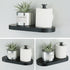 304 Round.93088MB RANDOM Matte Black Toilet Paper Holder with Phone Shelf, SUS Stainless Steel Modern Bathroom