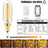 Leools E12 LED Bulb, 100 Watt Equivalent Candelabra Dimmable Bulbs, 8W 2700K Warm White, 6-Pack