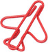 Office Paper Clips - Airplane Shaped for Scrapbooking, Plating Process, Red