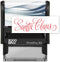 Santa Claus Signature Stamp, 2000 Plus Self Inking Rubber Stamp, Christmas Holiday Stamp in Red Imprint
