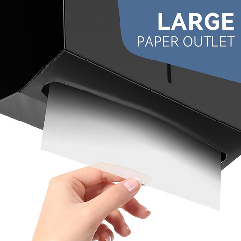 Commercial Paper Towel Dispenser Wall Mount - Heavy Duty Stainless Steel Multifold Paper Towel Dispenser for Bathroom