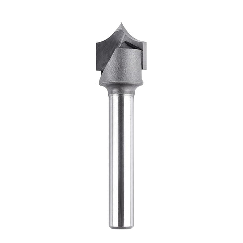 SpeTool 1/4" Shank Point Cutting Roundover Router Bit, 1/2" Cutting Diameter, 1/4" Radius for CNC Woodworking