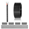 22 Gauge 2 Conductor Electrical Wire 25FT, UL 2464 22 AWG 2