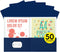 Two Pocket Folders, 50 Pack Blue File Folders with Pockets for Letter Size Paper, Thick Paper for School, Office,