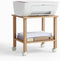 YUFAM 2 Tier Printer Stand with Storage,Under Desk Shelf Printer Table,Small Printer Stand
