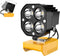 Azocek LED Work Light Compatible with Dewalt 20V Battery, 40W 6000LM Flashlight,
