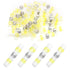 100Pcs 12-10 AWG Waterproof Solder Sleeve Heat Shrink Butt Connectors, Self Soldering Wire Connectors