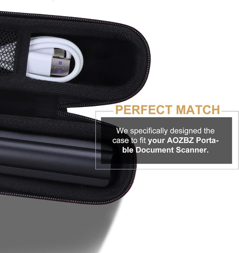 L LTGEM AOZBZ/MUNBYN/Hczrc 900DPI Dimension:10.3" 1.35" 1") LTGEM Hard Case for Iscan Portable Document Scanner