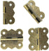 2 Sets Antique Wood Case Chest Box Hasp Latch Lock with Screws for Jewelry Box Decoration and Repair