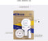 Motex Embossing Label Maker - Old School Labeling Tool for Manual Label Embossing -E-101 (2 Wheels, White)