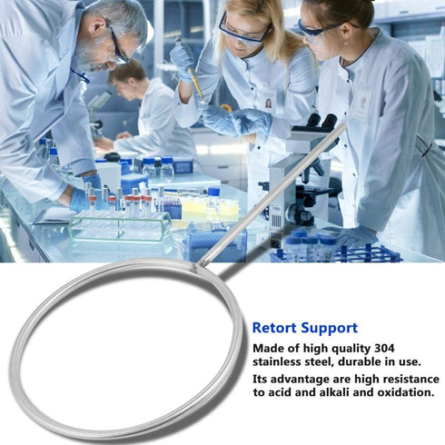 Laboratory Support Ring, Stainless Steel Closed Ring Retort, Inner Diameter 60/80/100/120/140/160mm (140mm)