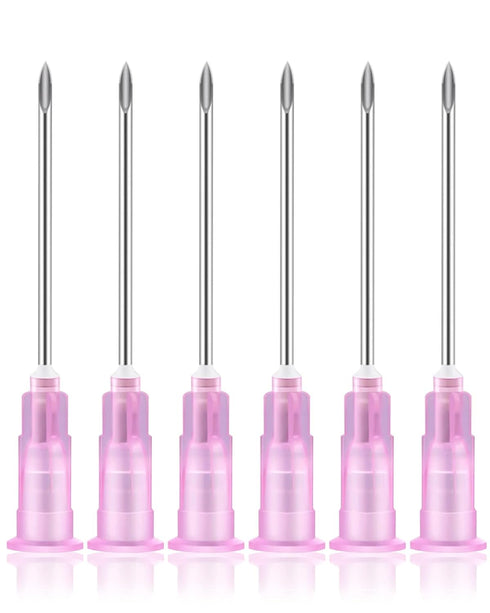 18 Gauge 1.5 Inch Needle, 100 Pack Luer Lock Individually Sealed Wrapped, Labs Tools Accessories for Scientific