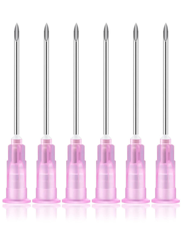 18 Gauge 1.5 Inch Needle, 100 Pack Luer Lock Individually Sealed Wrapped, Labs Tools Accessories for Scientific