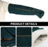 1 Pair Animal Handling Gloves, Bite Proof Leather Welding Gloves, 24.4in Reinforced with 2 Tweezers for Dog Training
