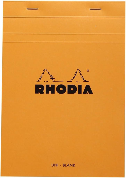 Rhodia Notepad, No16 A5, Plain, Orange