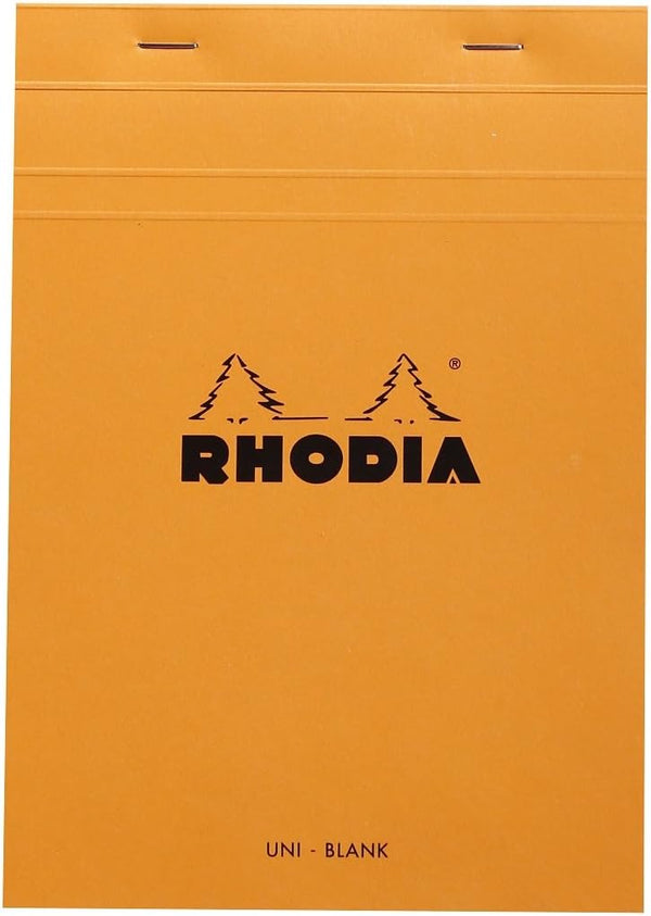 Rhodia Notepad, No16 A5, Plain, Orange