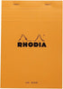 Rhodia Notepad, No16 A5, Plain, Orange